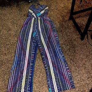 Cute Colorful Halter JumperSuit